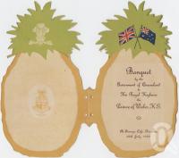 <span class="caption-caption">Pineapple invitation</span>, 1920. <br />Ephemera, collection of <span class="caption-contributor">John Oxley Library, SLQ</span>.