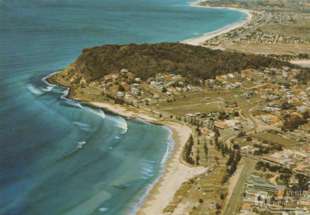 Aerial View of Burleigh Heads Queensland Places
