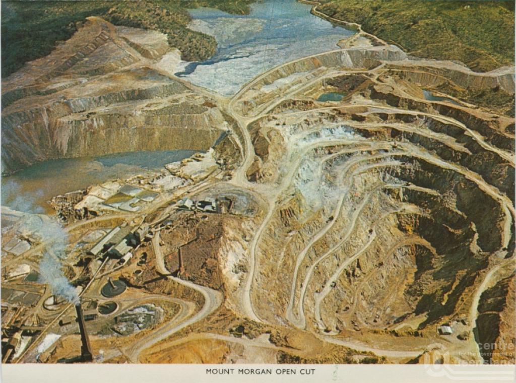 Mount open cut Queensland Places