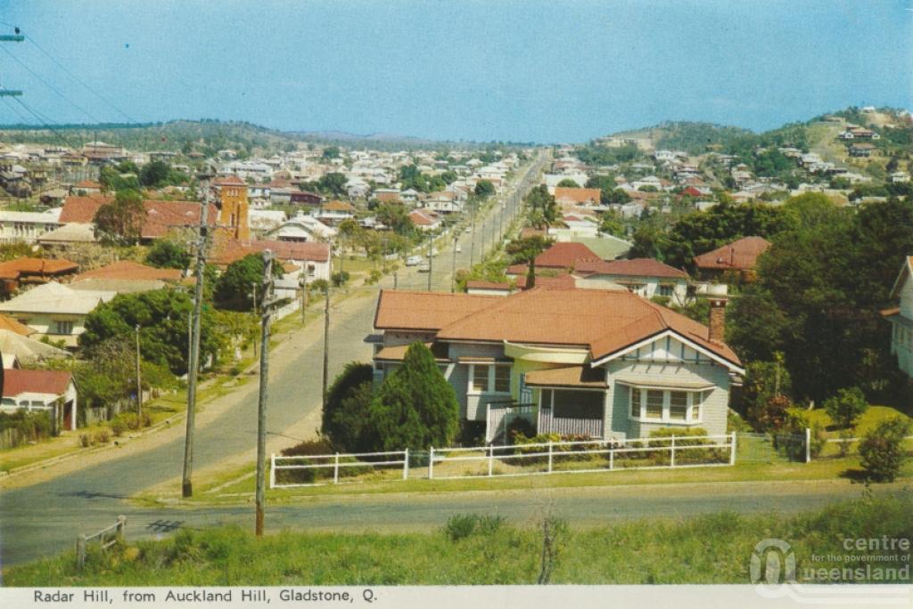 Radar Hill from Auckland Hill, Gladstone Queensland Places