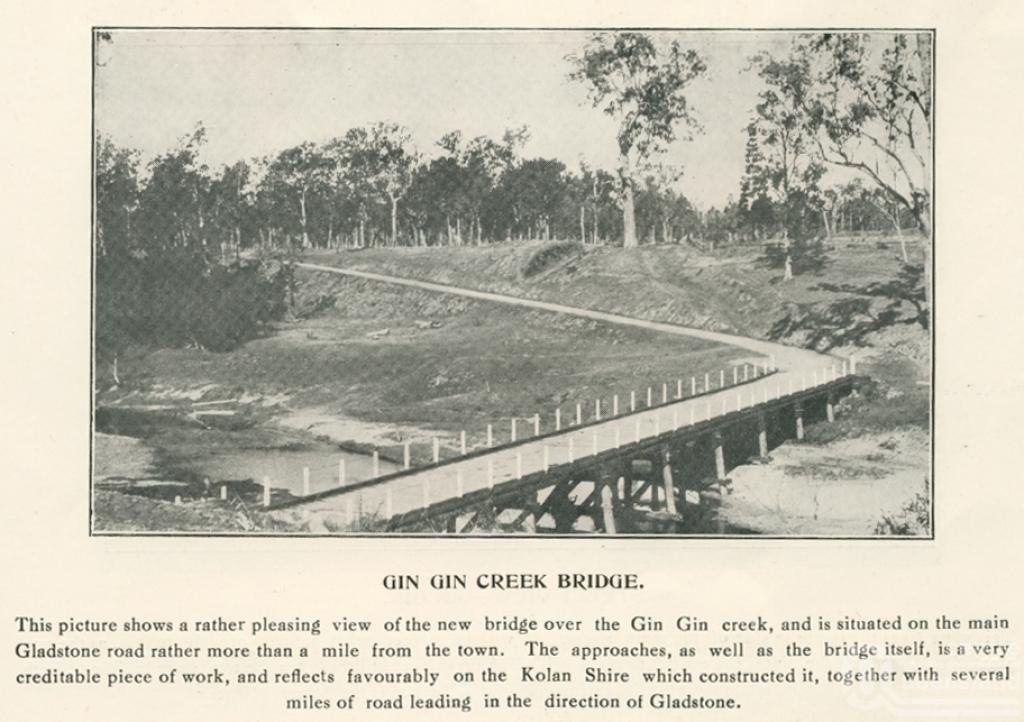 Gin Gin Creek Bridge Queensland Places