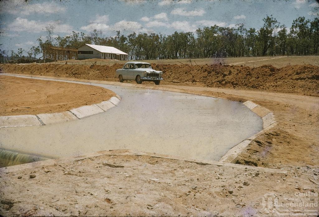 Irrigation channel to water, Tinaroo Queensland Places